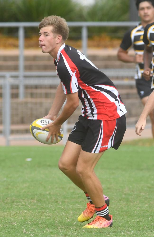 QLD Rugby Union State Championships (17-18 years boys) at the Townsville Sports Precinct. Saturday May 24. Wide Bay against Capricorn. Picture: Evan Morgan