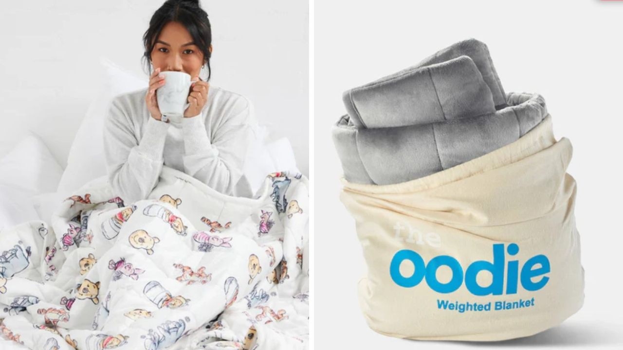 The Oodie weighted blanket might just be your new next best friend. Picture: The Oodie