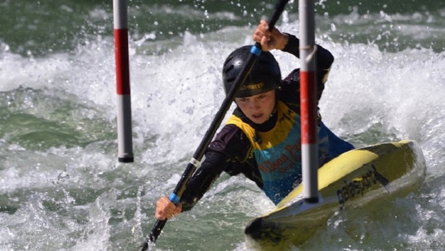 Young paddler Sophie Wilson is already making a big splash in her sport. Source: Paddle Australia