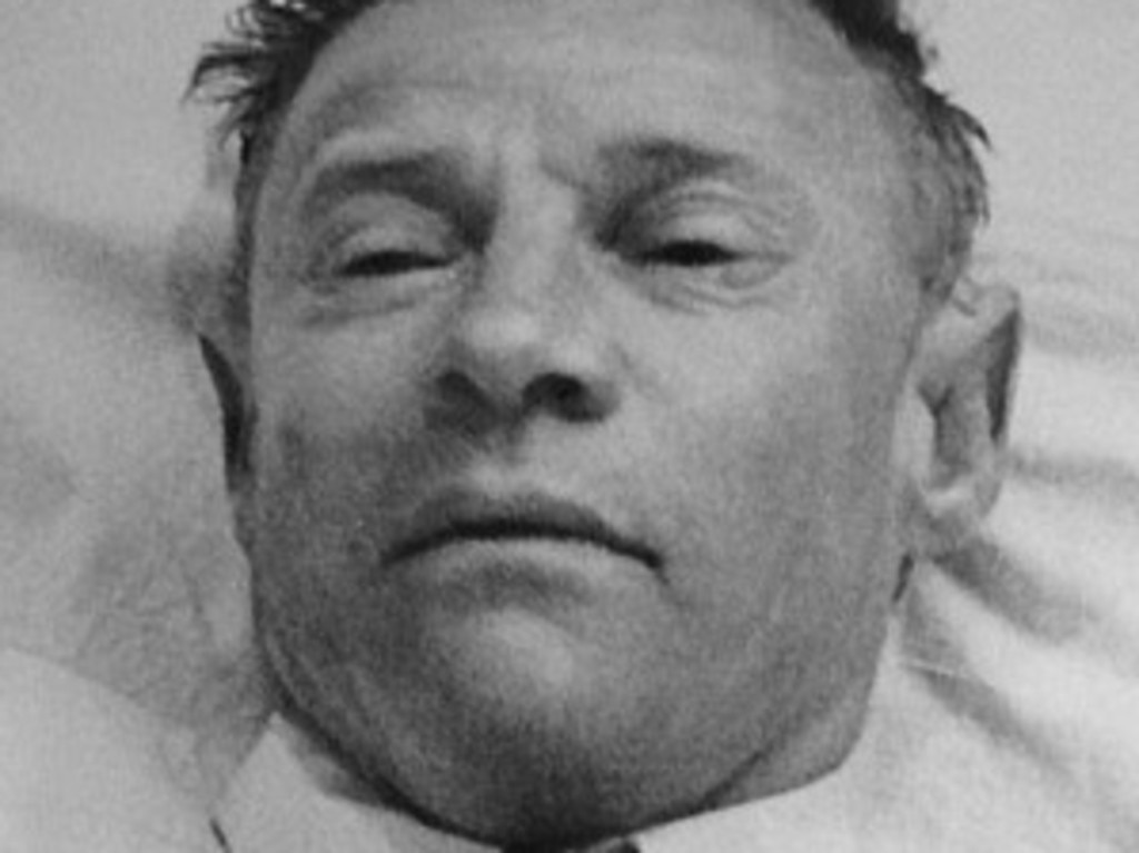 The Somerton Man’s body was exhumed in May to undergo forensic testing, more than 70 years after he was found slumped against a sea wall south of Adelaide. Picture: Daniel Voshart