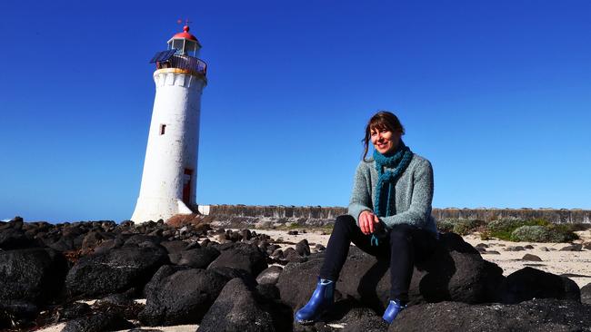 Colleen Guiney in Port Fairy, Victoria, where she runs luxury accommodation business Drift House with her partner John Watkinson. Picture: Aaron Francis