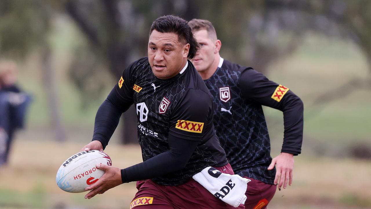 The Maroons have faith in under fire prop Josh Papalii . Picture: Nigel Hallett