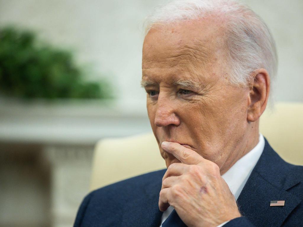 US President Joe Biden was forced to withdraw from the race due to multiple incidents that put his cognitive health in doubt. Picture: Tierney Cross/AFP