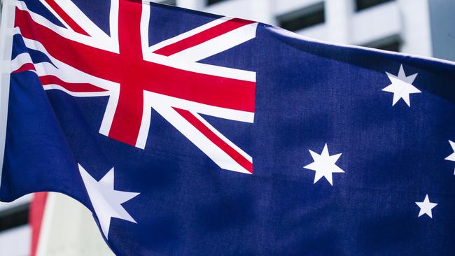 BRISBANE, AUSTRALIA - NewsWire Photos - JANUARY 10, 2025: A generic photo of the Australian Flag in Brisbane. Picture: NewsWire / Glenn Campbell