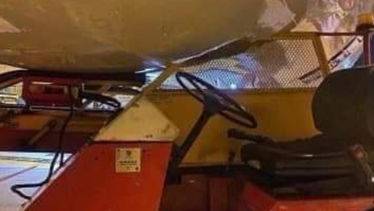 The TWU claims the driver was briefly trapped. Picture: Supplied by TWU via NCA NewsWire