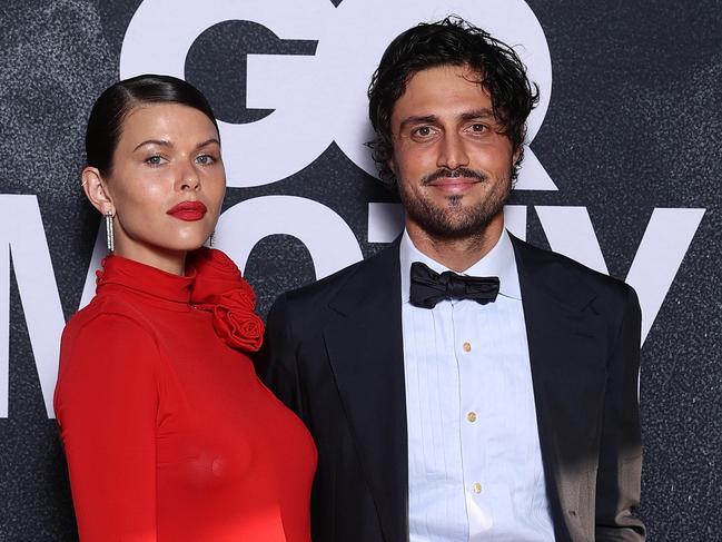 SYDNEY, AUSTRALIA - DECEMBER 06: Georgia Fowler and Nathan Dalah attend the GQ Australia Men Of The Year Awards in association with BOSS at Bondi Pavilion, Bondi Beach on December 06, 2023 in Sydney, Australia. (Photo by Brendon Thorne/Getty Images for GQ Australia)