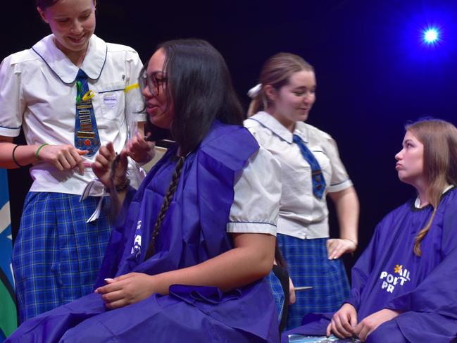 Year 12 students at Loreto College 'Rocked the Chop' for the Cancer Council's Ponytail Project.