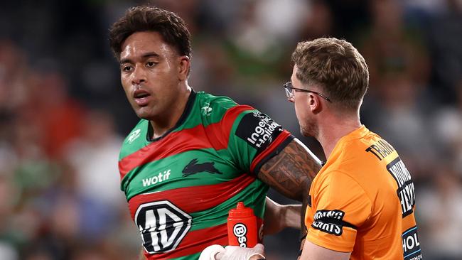 Junior Tatola made his NRL return last week after almost 11 months out of the game. Picture: Jason McCawley/Getty Images