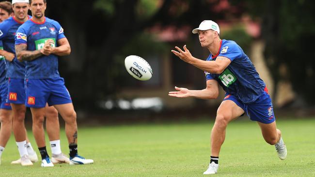 Kalyn Ponga has shown he’s good at just about everything while playing for the Knights. Picture: Phil Hillyard