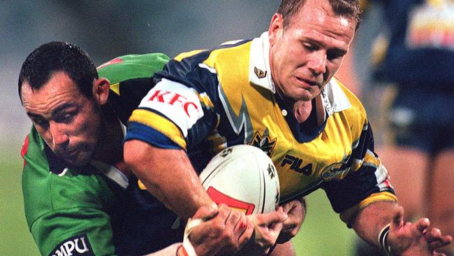 Julian O'Neill playing for the Cowboys in 2000. Picture: Andrew Campbell