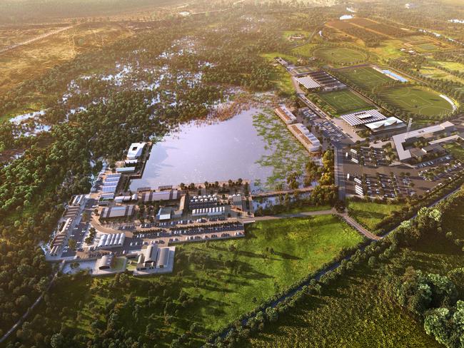 An artist's impression of the CORA sports and tourism precinct to be approved by the State Government. Picture: Supplied,