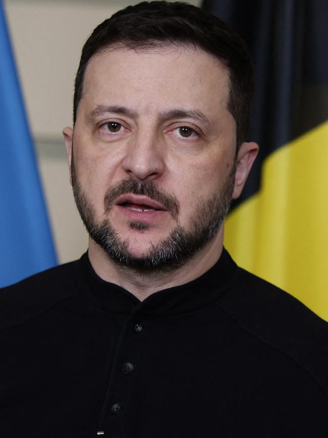 Ukraine's President Volodymyr Zelensky. Picture: Nicolas Maeterlinck/Belga/AFP