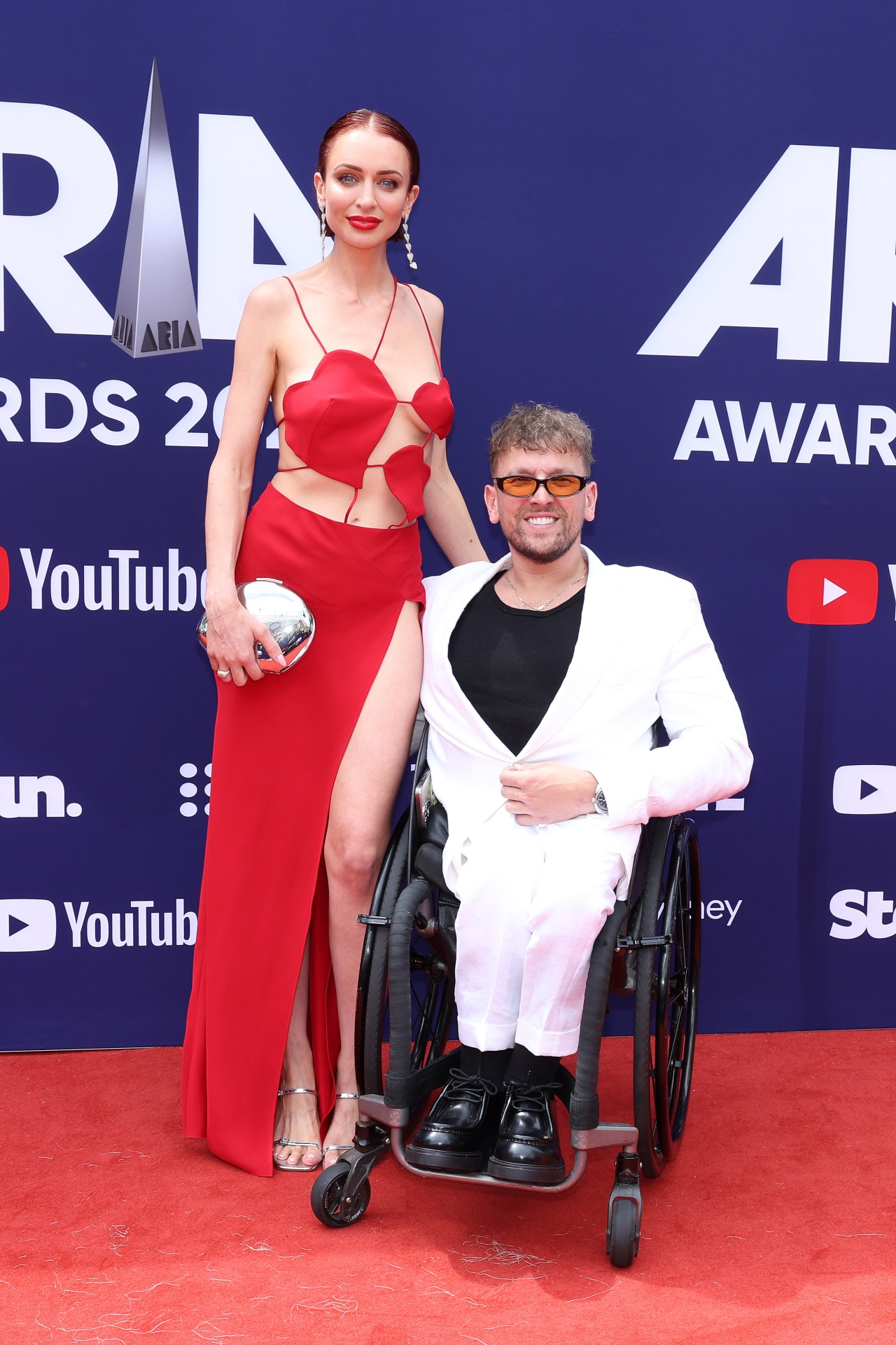 <p>Chantelle Otten and Dylan Allcot attend the 2023 ARIA Awards.</p>