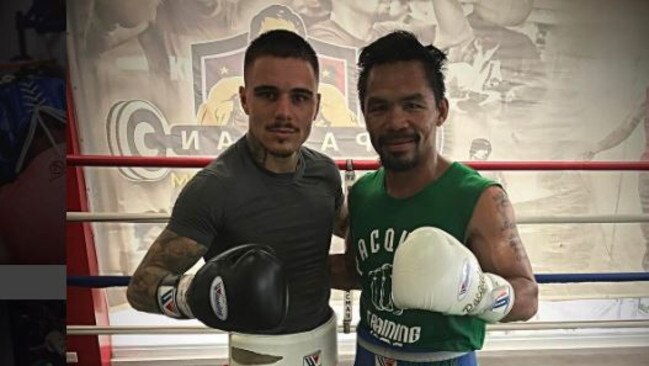 Manny Pacquiao's sparring partner Geoff Kambosis Jr.