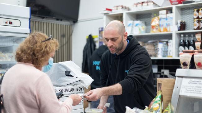 Arthur Alepidis, co-owner of Marrickville’s Souvlaki Boys outlet.