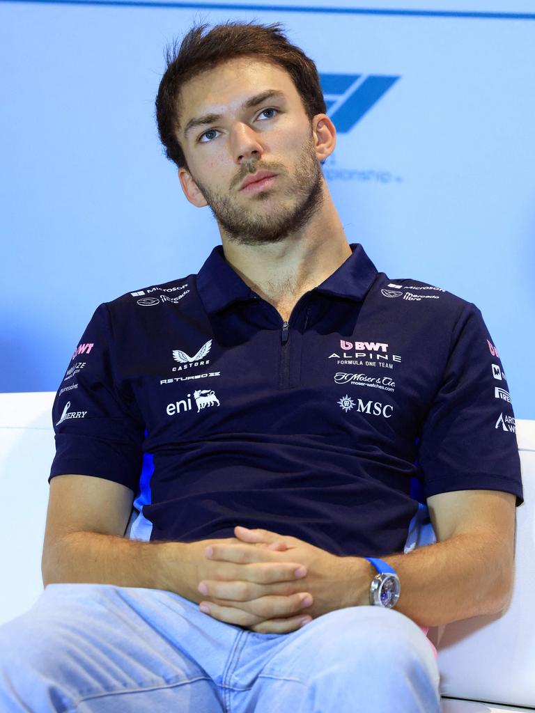 Alpine's French driver Pierre Gasly. (Photo by CHARLY TRIBALLEAU / AFP)