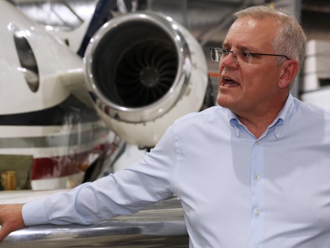 Prime Minister Scott Morrison in Darwin on Tuesday. Picture: Asanka Ratnayake/Getty Images