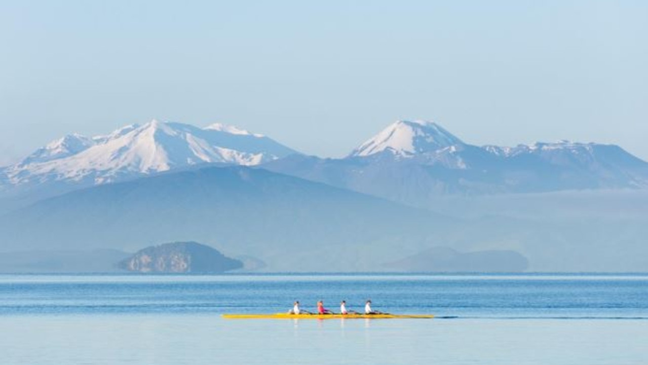 The volcanic alert level has been raised at Lake Taupo in New Zealand. Picture: Barekiwi/Destination Great Lake Taupo