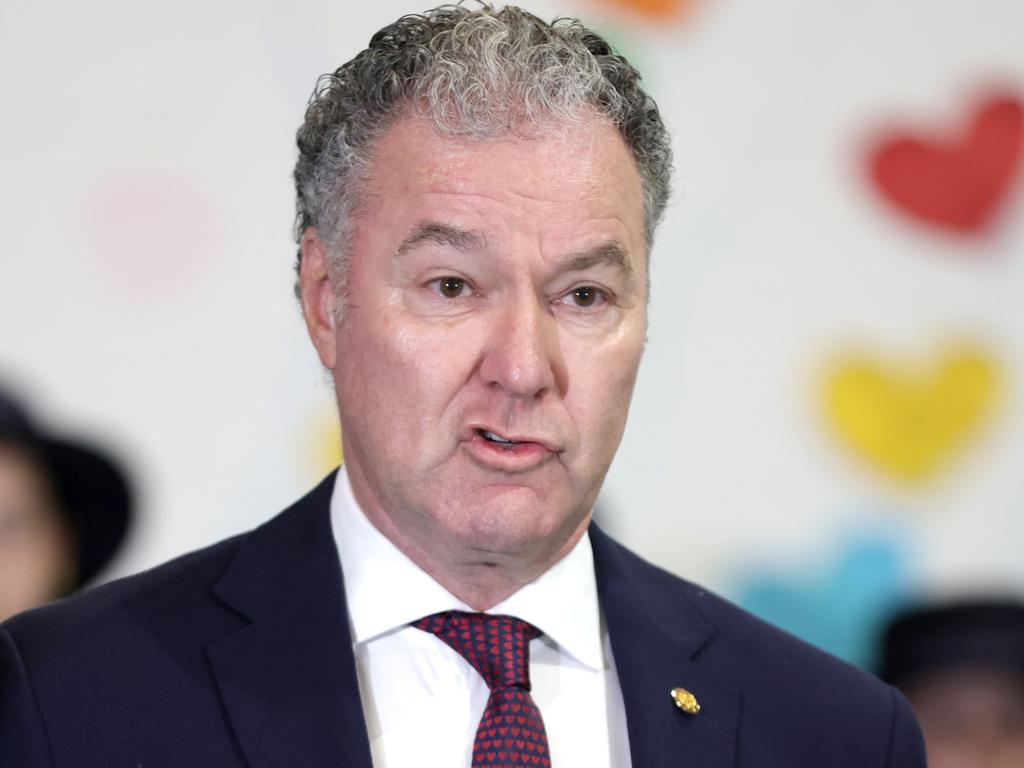 Minister for Education John-Paul Langbroek announced the plans. Picture: Steve Pohlner