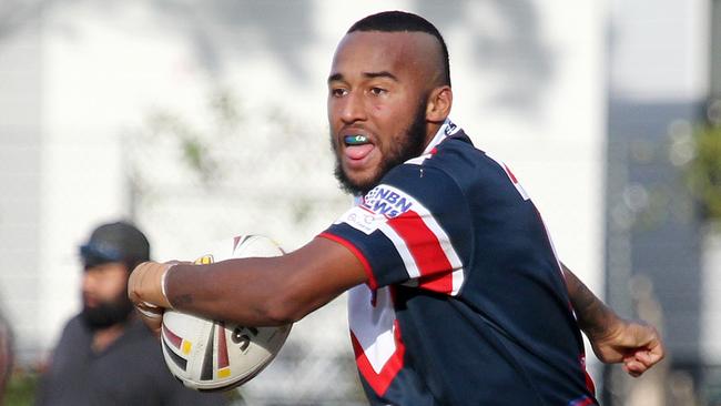 Jackson Watson in action in the Central Coast Division Rugby League against Wyong at Erina Oval. Picture: Mark Scott