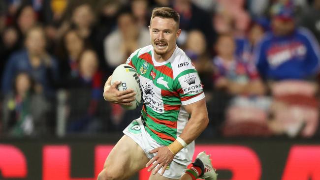 Rabbitohs star Damien Cook has been named to play against the Titans despite suffering injury in Origin I. Picture: Brett Costello