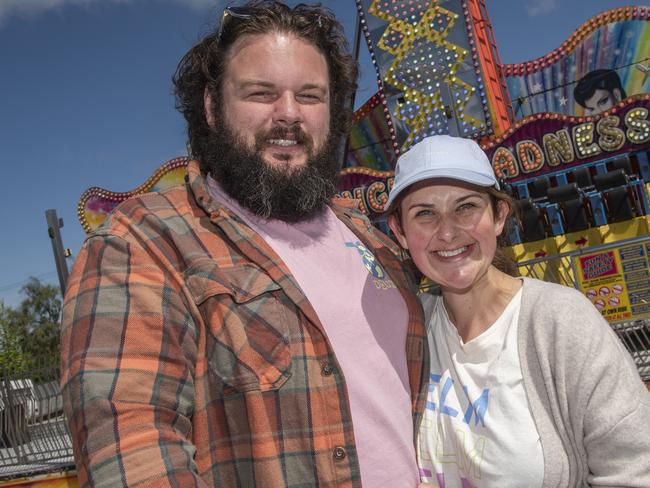 Reece Leamon and Morgan Leamon at the 2024 Swan Hill Show Picture: Noel Fisher