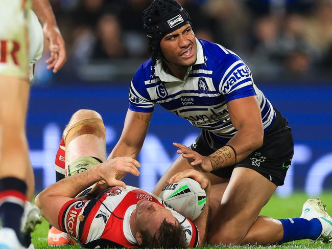 Stephen Crichton was charged for his shot on Lindsay Collins. Picture: Mark Evans/Getty Images