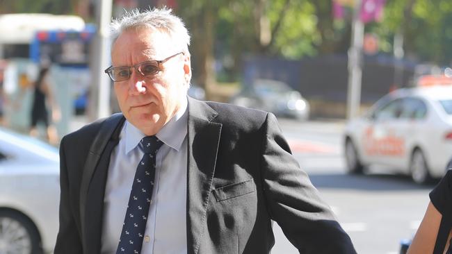 Michael Cranston arrives at the Downing Centre District Court. Picture John Grainger