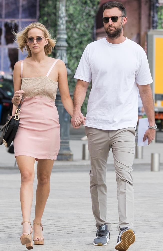 Cooke Maroney and Jennifer Lawrence were first linked in 2018. Picture: Backgrid
