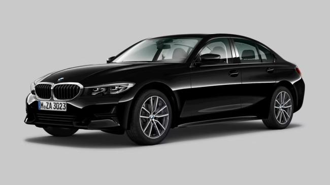 NSW Police allege he stole more than half-a-dozen luxury cars including a BMW 320i. Picture: Supplied