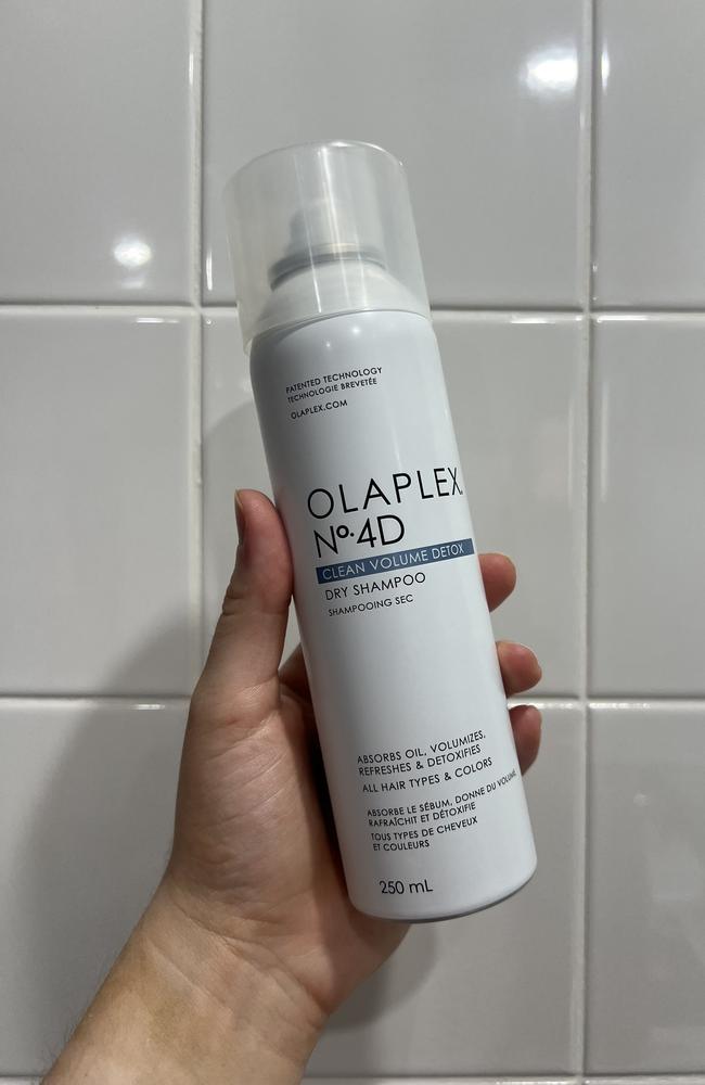 Olaplex N. 4D Clean Volume Detox Dry Shampoo. Picture: Marina Tatas/Supplied