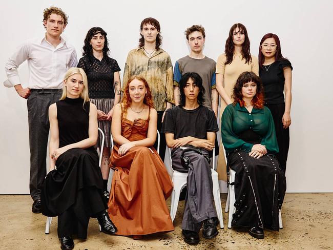 Australian Fashion Foundation scholarship winners for 2024. Picture: Sonny Vandevelde