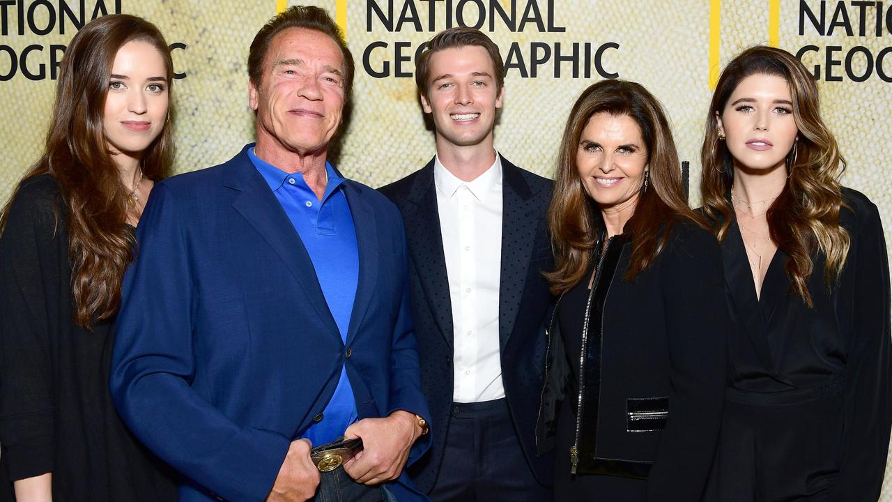 Schwarzenegger with his famous family in 2017. Credit: Emma McIntyre/Getty Images