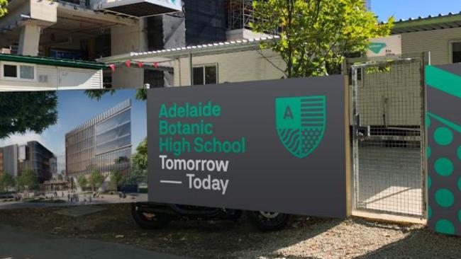 Logo and motto for Adelaide Botanic High School