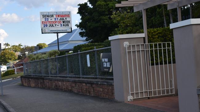 A witness saw Matthews “drop his pants” after locking eyes with her on Lawrence St near Gympie Central State School around the time kids were being dropped off.