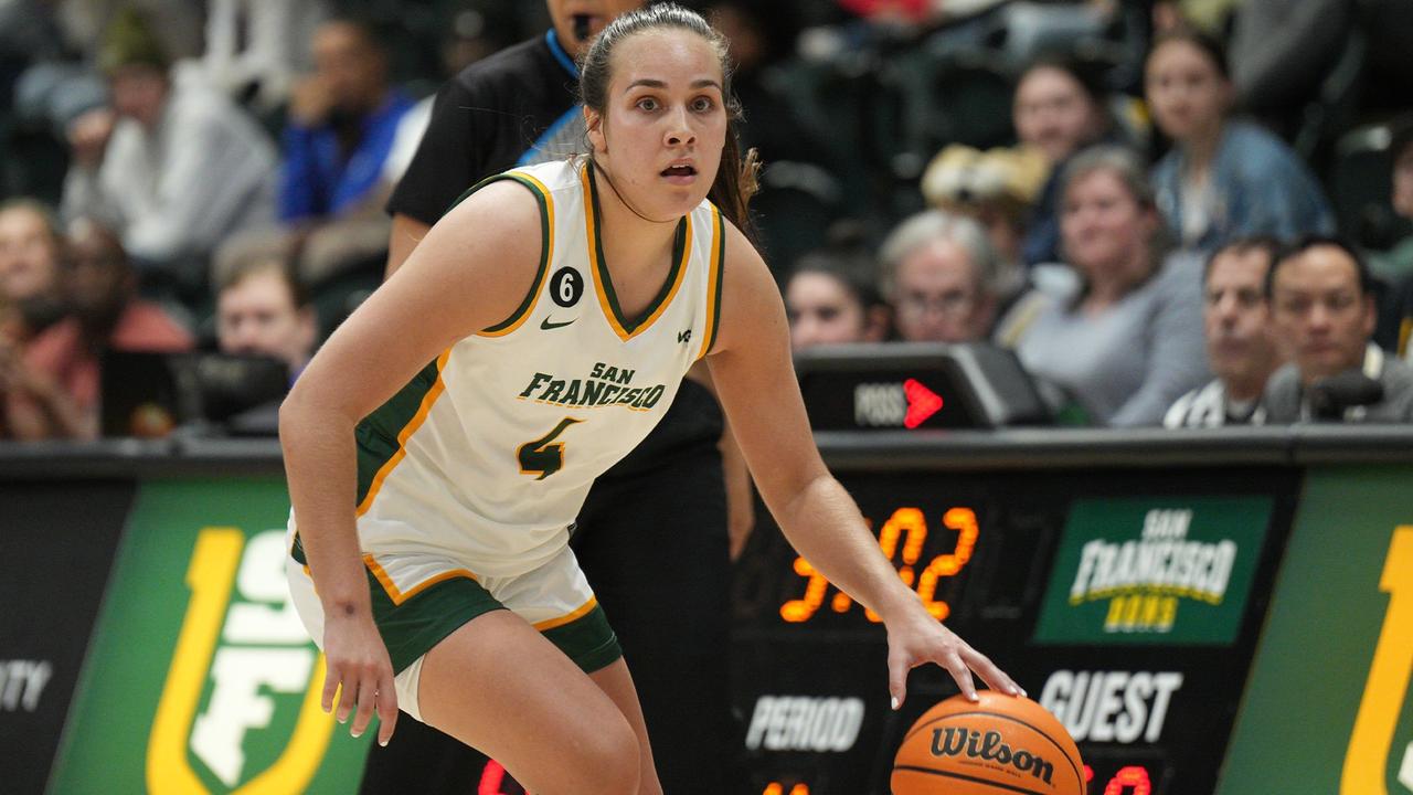 University of San Francisco point guard Jessica McDowell-White. Picture: Christina Leung / University of San Francisco