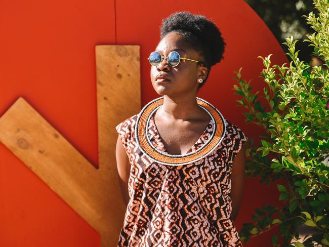 Sampa the Great at WOMADelaide on Sunday. Picture: Jack Fenby