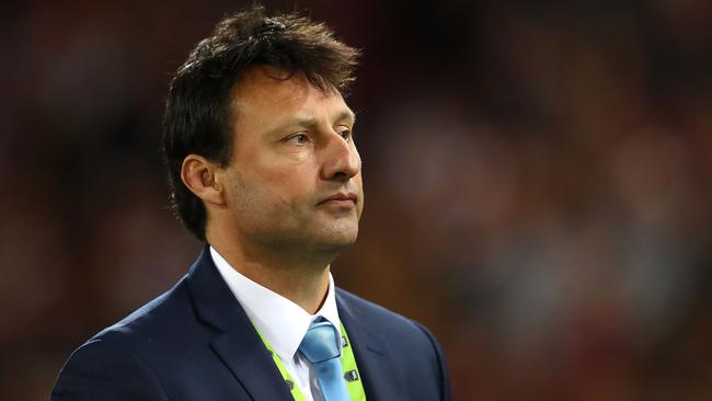 Blues coach Laurie Daley looks dejected after Origin III. Photo: Getty Images