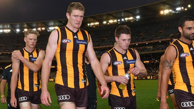 Hawthorn has disappointed, but Ben McEvoy is in great form. Picture: AAP Image