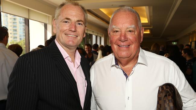 Gold Coast Tourism strategy director Dean Gould with chairman Paul Donovan. Picture: Glenn Hampson