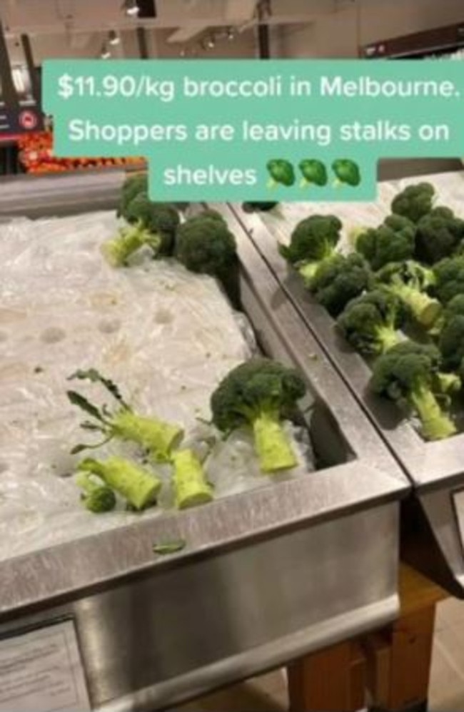 Some shoppers are pulling off the stalks as prices soar.