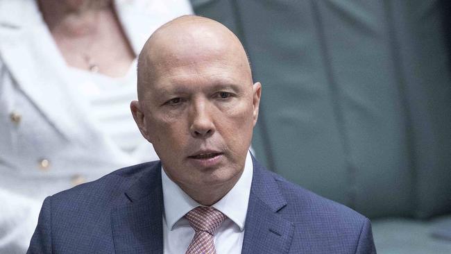 Opposition Leader Peter Dutton in question time on Wednesday. Picture: NCA NewsWire / Gary Ramage