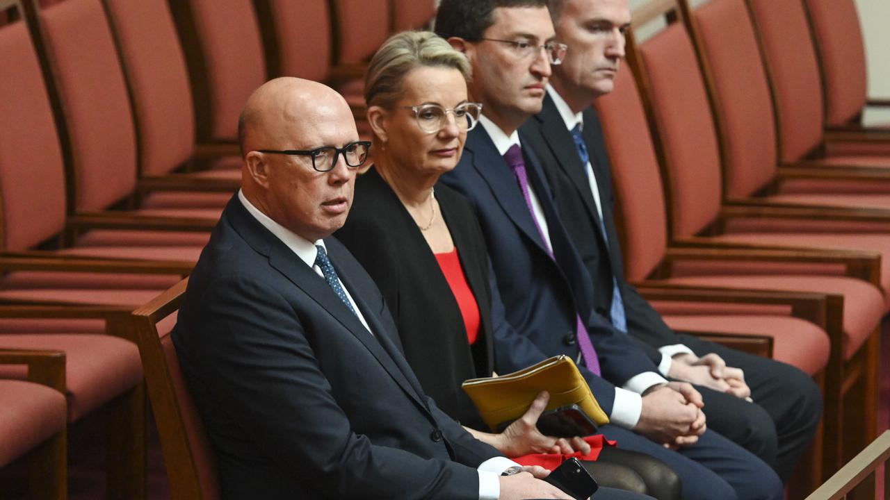 Nine women sit on the Liberal benches in the lower house, while the party has 10 women in the Senate. Picture: NCA NewsWire / Martin Ollman