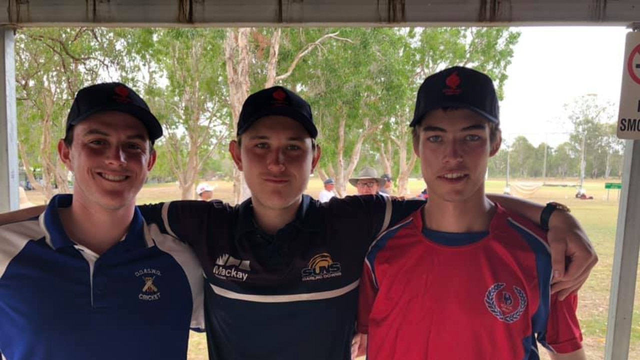 ON THE PACE: (From left) Sam Healy, Ben Brocherie and Harry Meiklejohn were selected in the South Queensland U18s team. Photo: Contributed