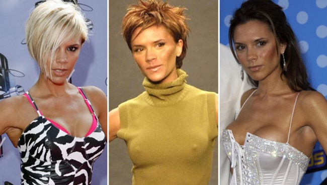 Some of the looks from Victoria Beckham’s style evolution.