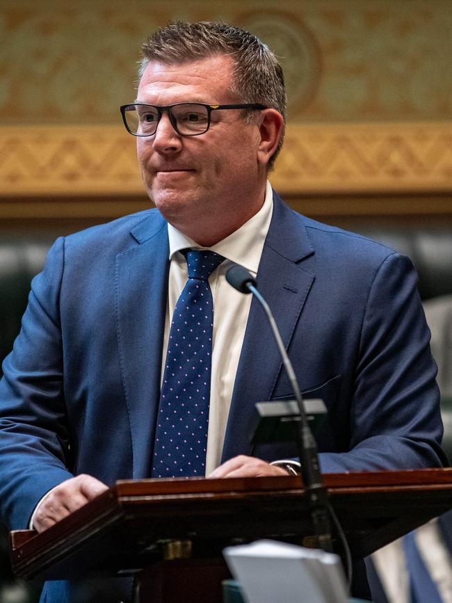 NSW Nationals Leader Dugald Saunders has been urged to stand up to his Coalition counterparts or risk losing his voter base. Picture: Christian Gilles.