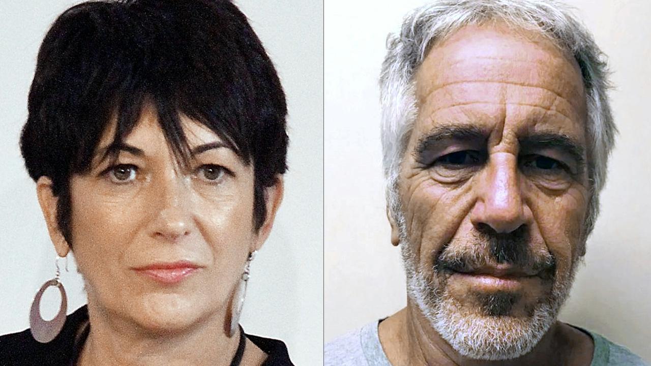 Ghislaine Maxwell and Jeffrey Epstein. Picture: Laura Cavanaugh and Handout/various sources/AFP