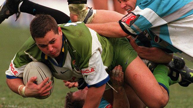 A young Seibold turning out for Canberra in 1998.