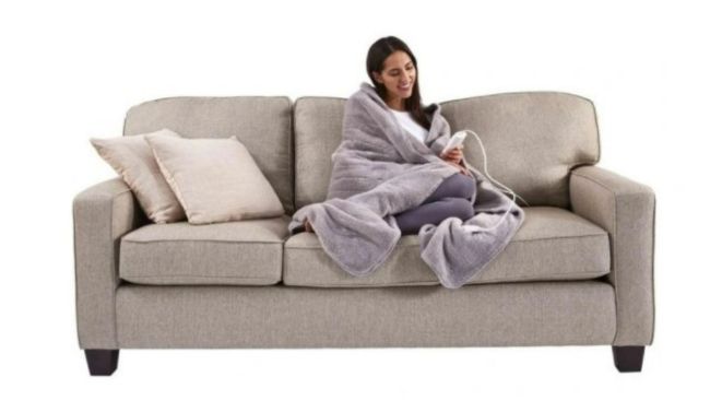 Heated discount throw myer