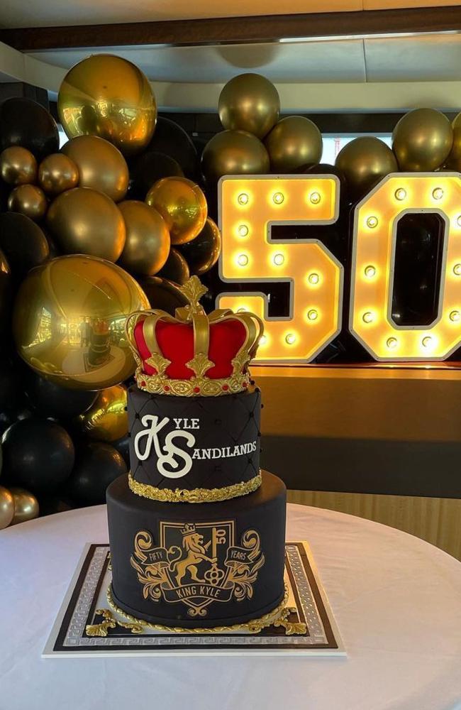 Nothing but the best for 'King Kyle' on his 50th birthday. Picture: Instagram